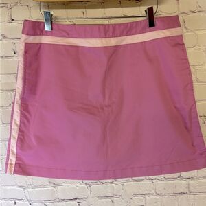 Adidas Barbiecore Stretch Two Tone Pink Shorts Under Skirt Zip Up Pockets Sz 10